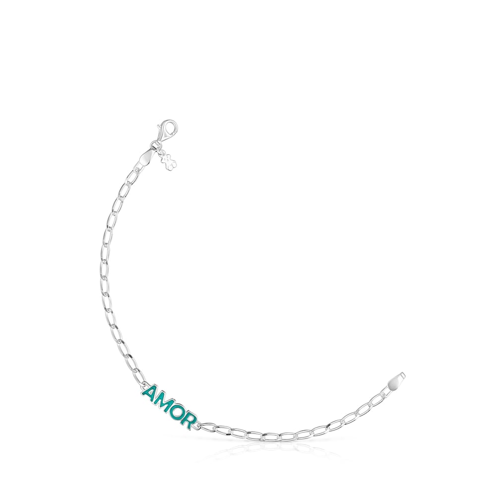 Pulsera Amor Crucigrama Azul |