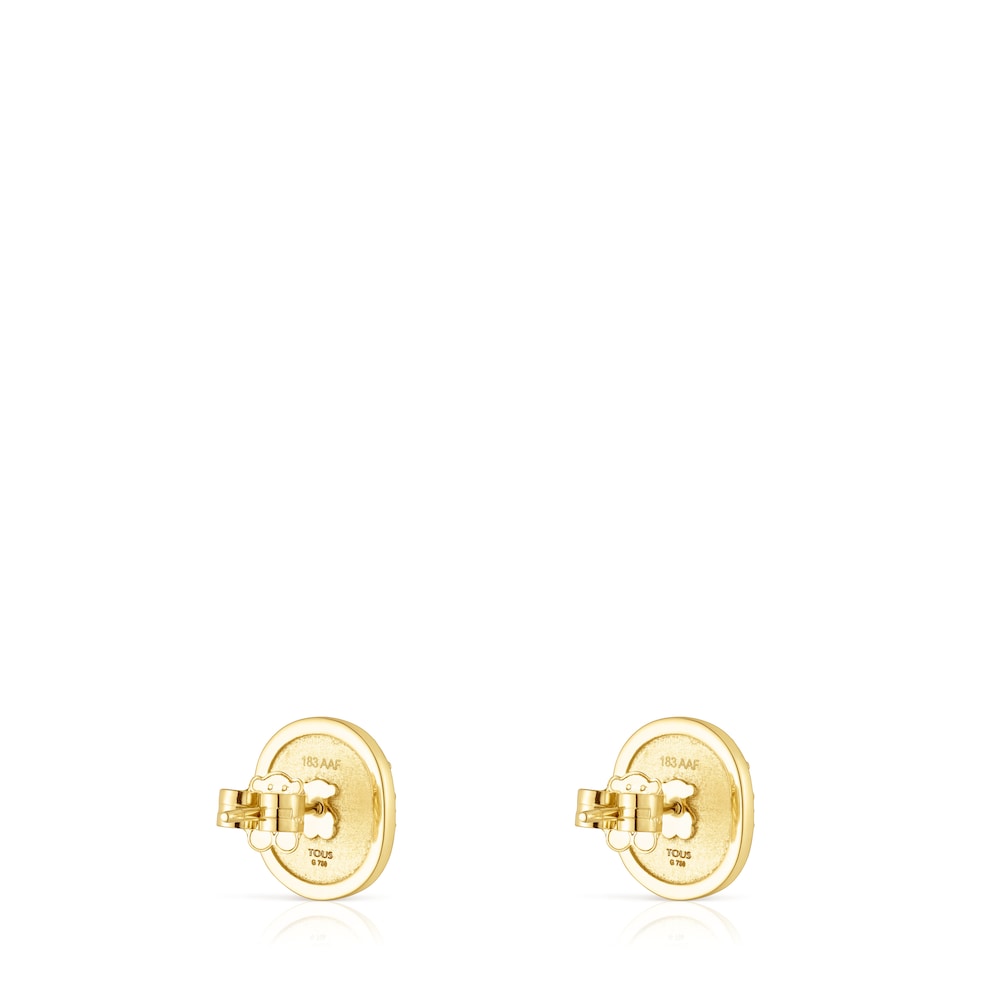 Gold Oursin Earrings  |