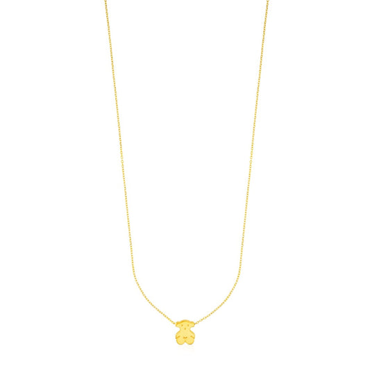 Gold Sweet Dolls Necklace Bear motif |