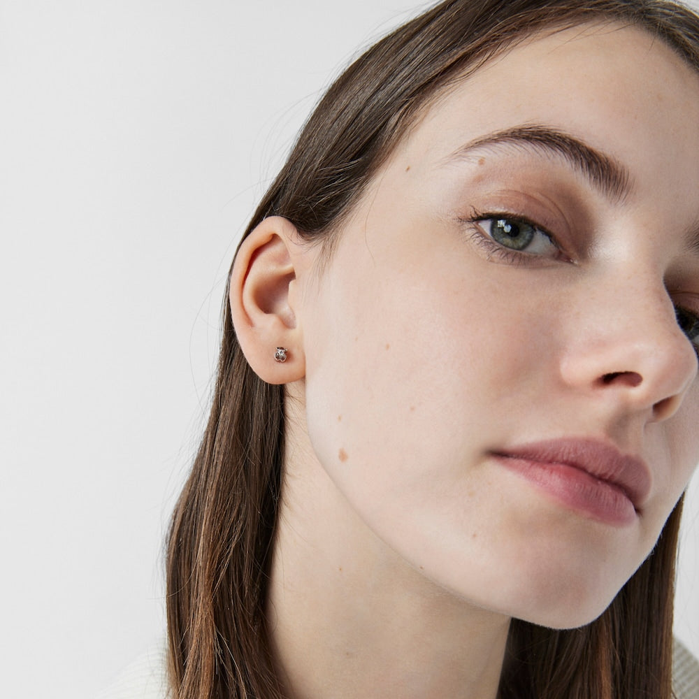 White gold Silueta earrings  |