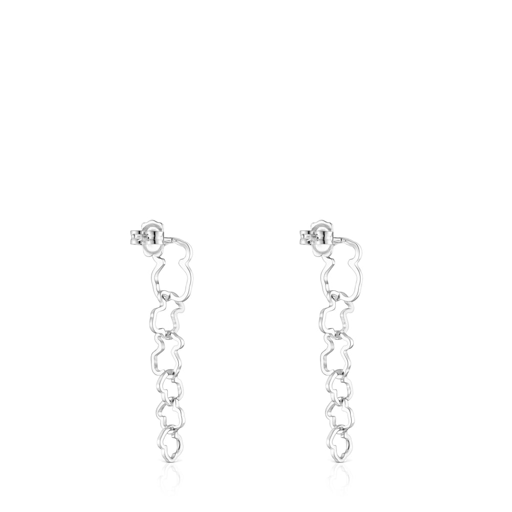 Long   Carrusel bear-motif Earrings |