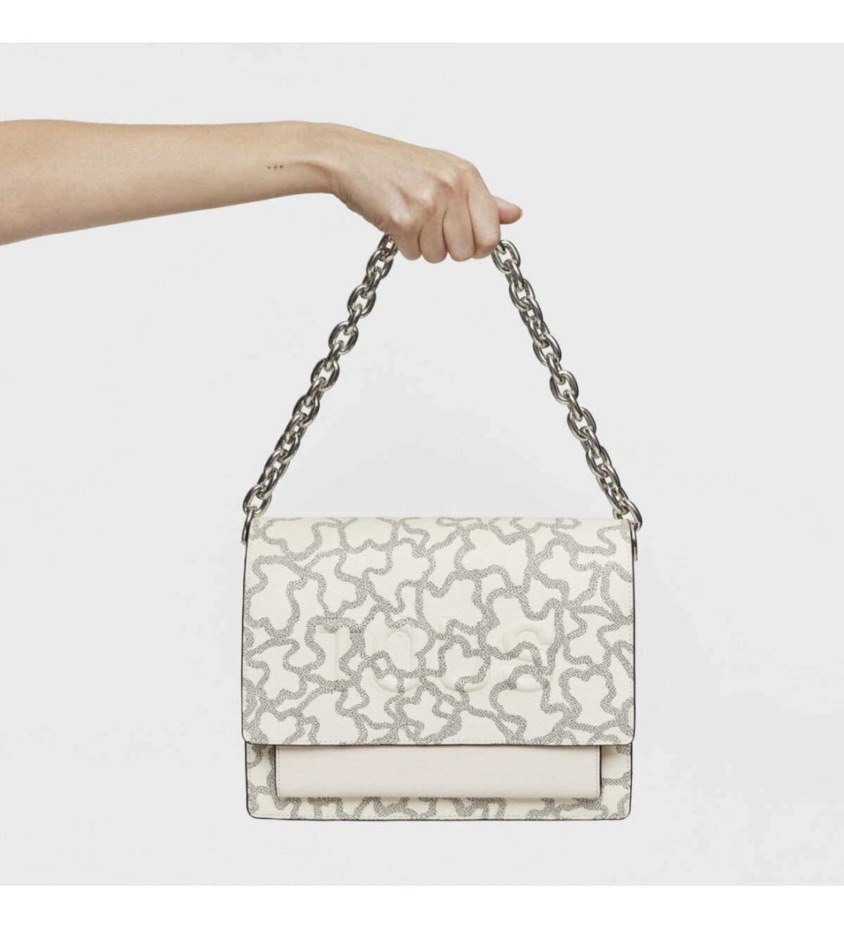 Bolso M. Audree Chain K Icon color Beige