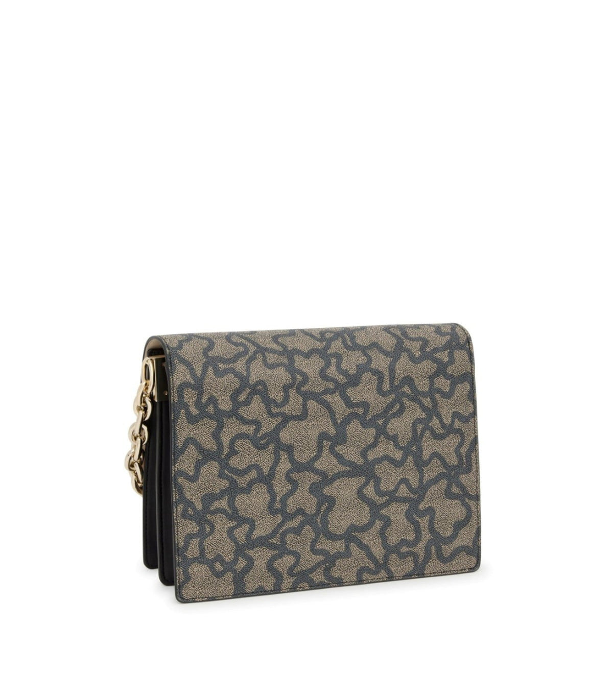 Bolso de hombro gris M. Audree Chain K Icon