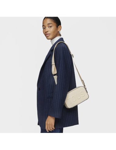 Beige Reporter Shoulder Bag   La Rue New