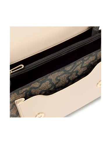 Bolso de hombro mediano Black Audree Kaos Icon