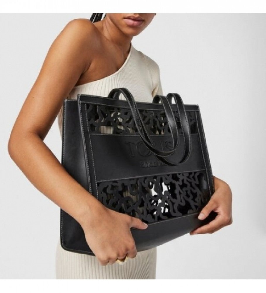 Bolsa de la compra extragrande. Amaya K Shock Negro