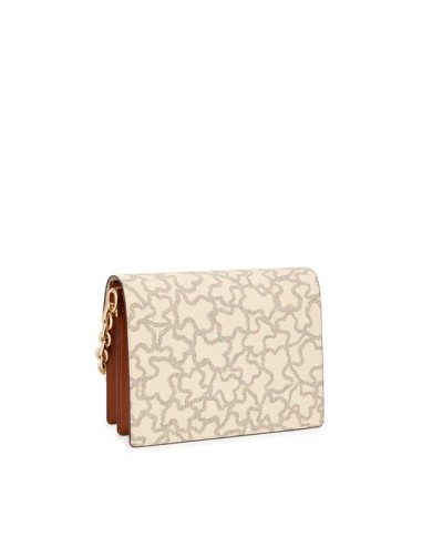 Bolso de hombro mediano Beige Audree Kaos Icon